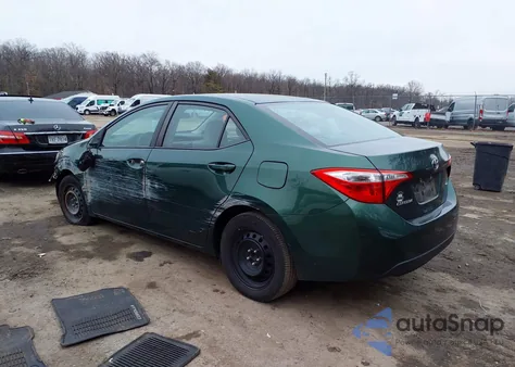 2016 Toyota Corolla Le из США, поврежденный, VIN 2T1BURHE8GC681588